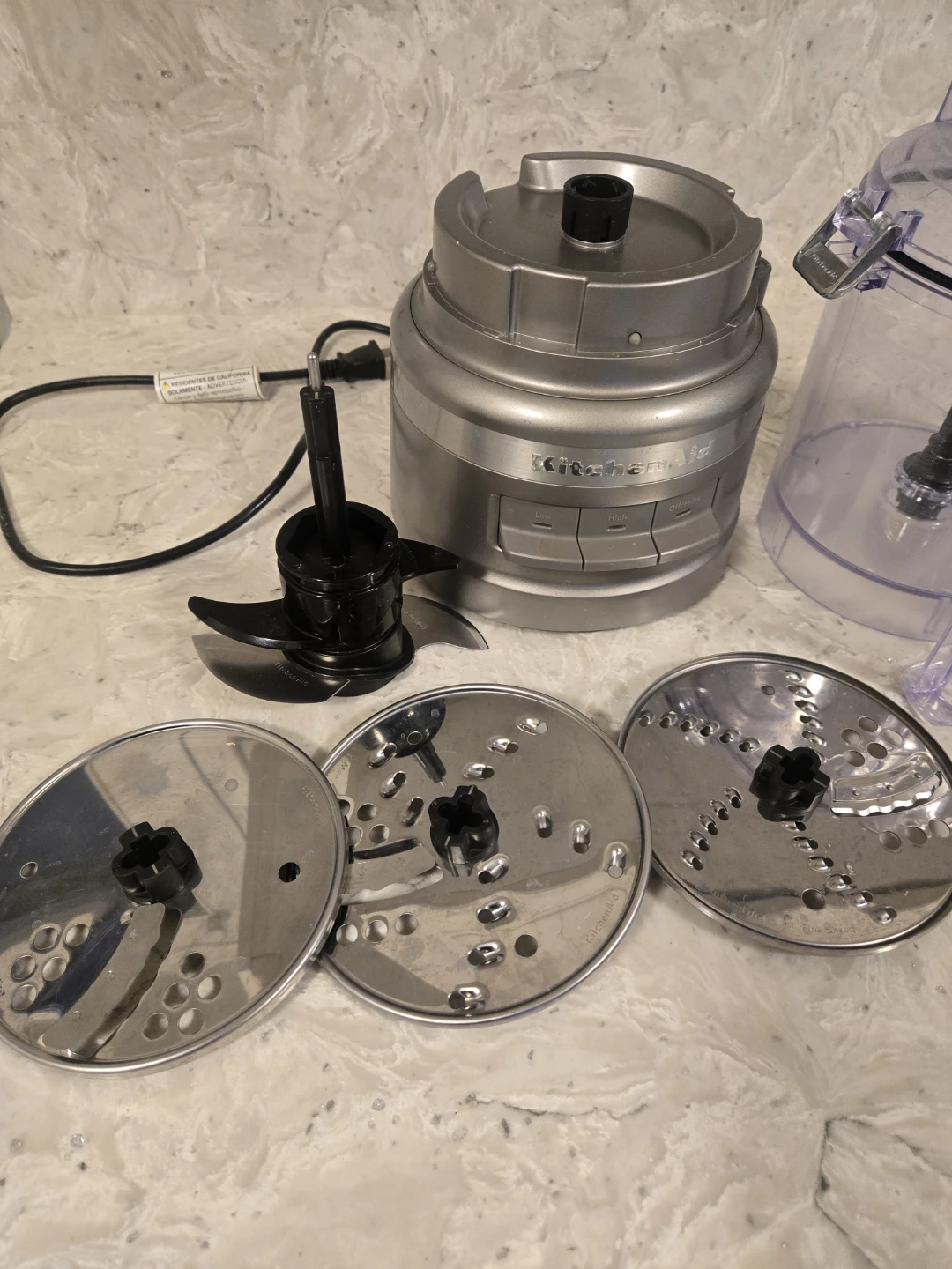 KitchenAid Food Processor with Attachment - photo 2