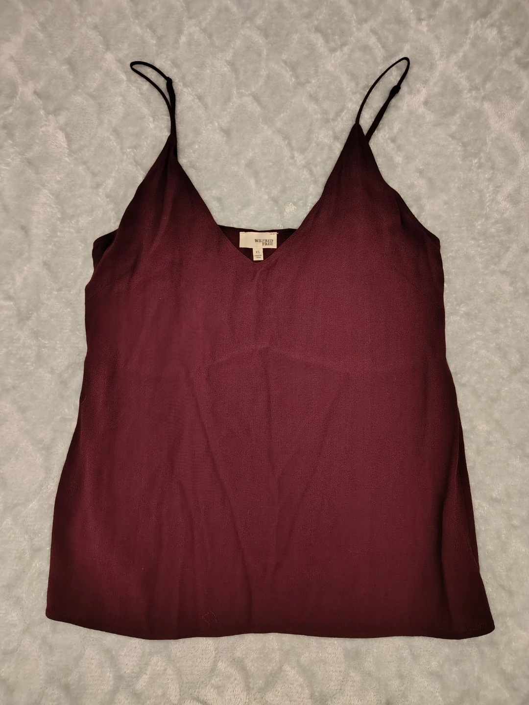 Wilfred Free Burgundy Camisole Top - Size XS