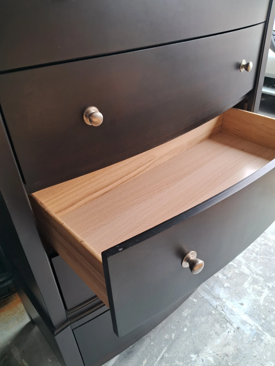 Dark Brown 5-Drawer Dresser - photo 2