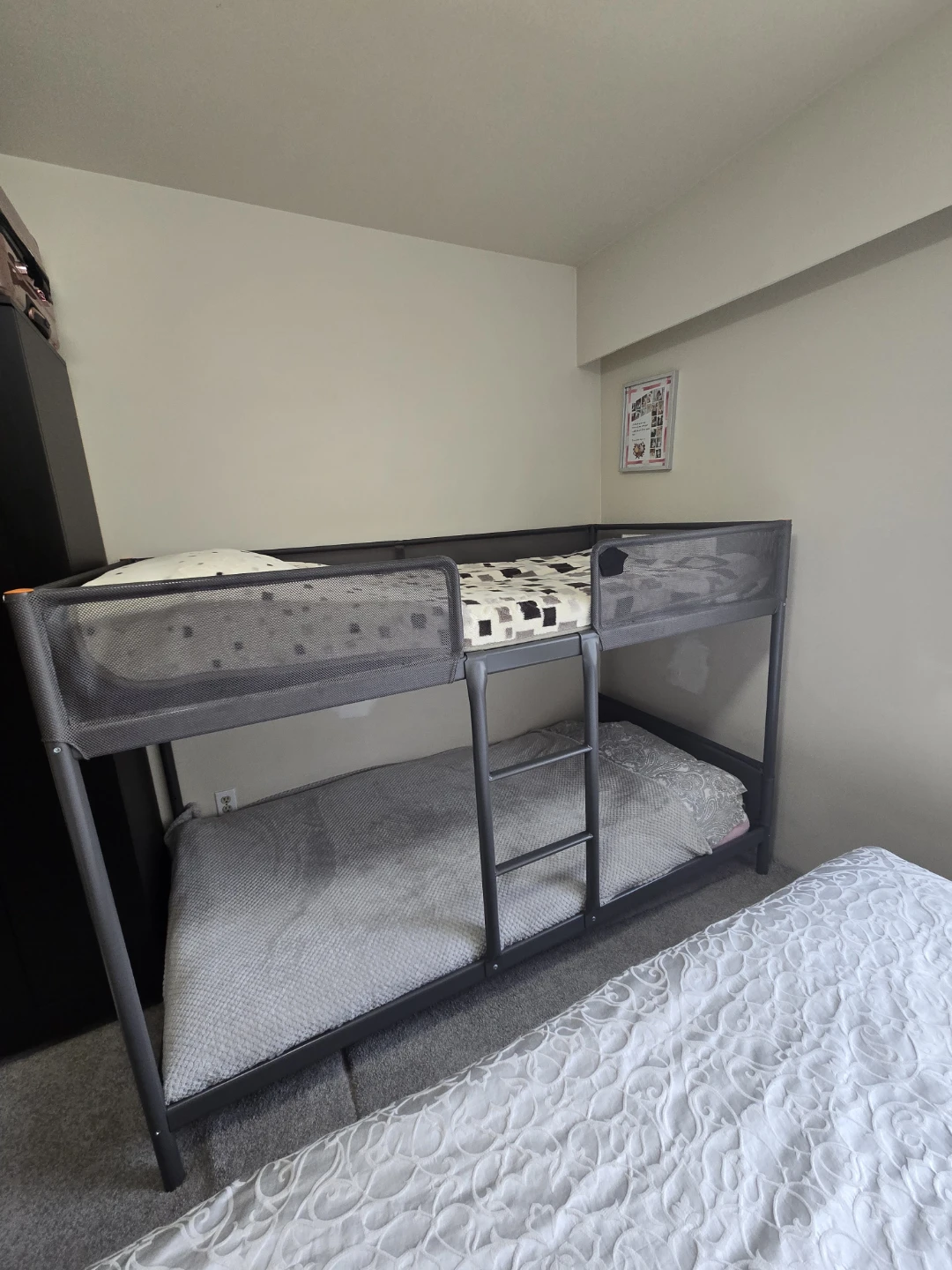 IKEA SONGESAND Bunk Bed Frame - Black-Brown