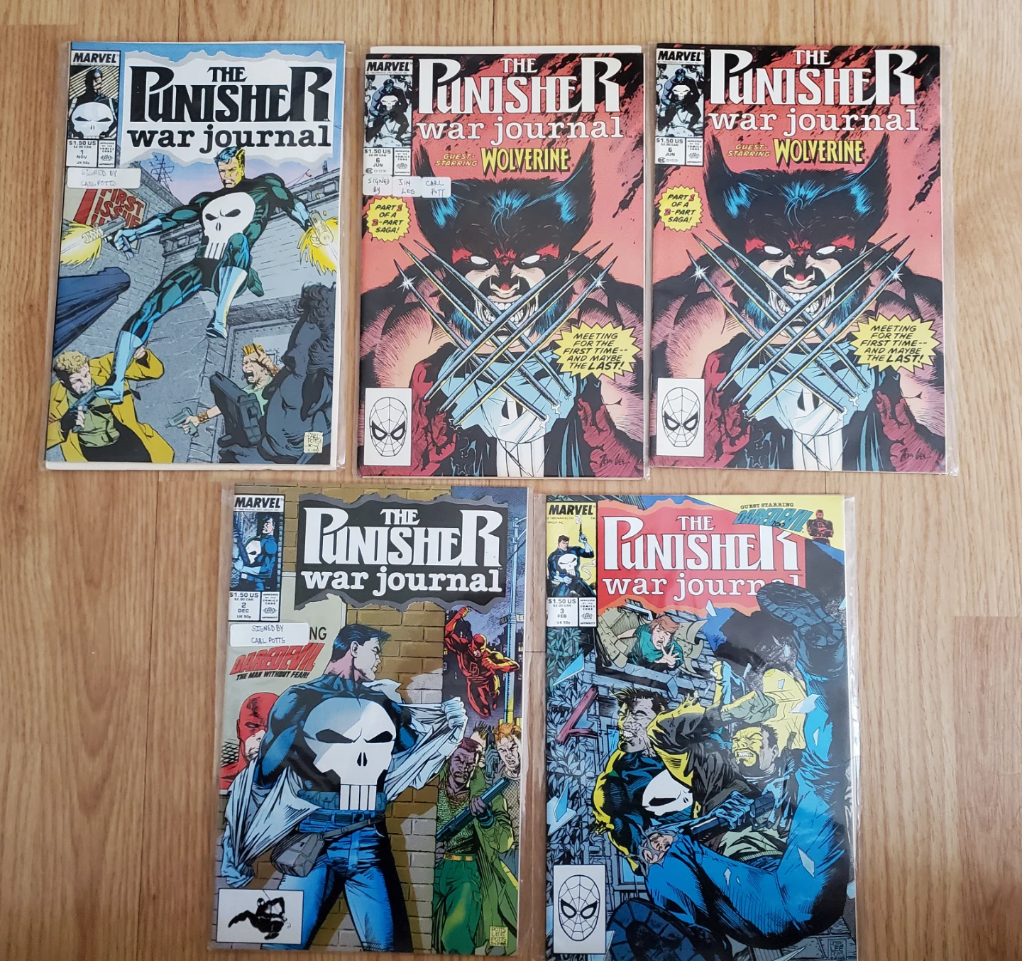 Marvel The Punisher War Journal Comic Books Lot