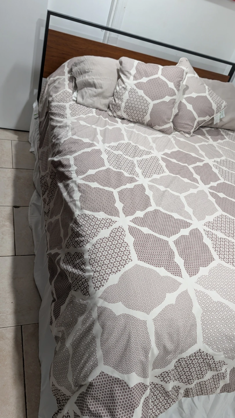 Queen Bedding Set with Decorative Pillows