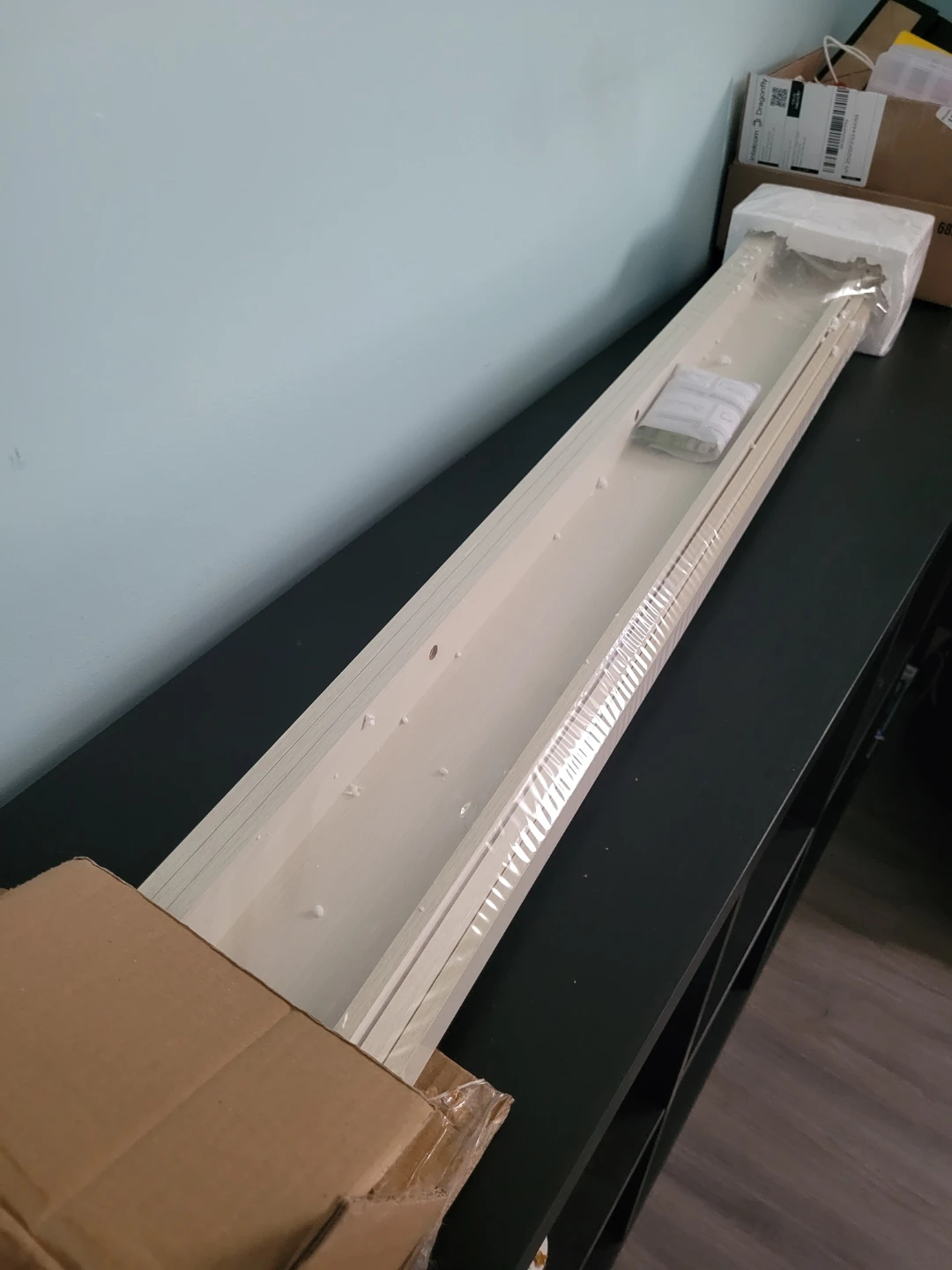 47 Inch White Floating Shelves (Set of 3) - photo 3