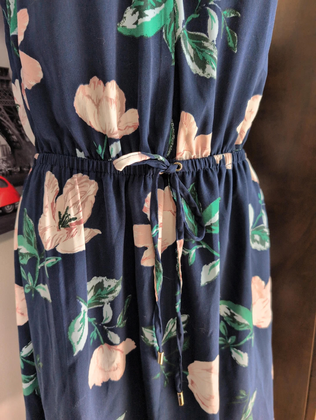 Dynamite Blue Floral Dress Size M - photo 2