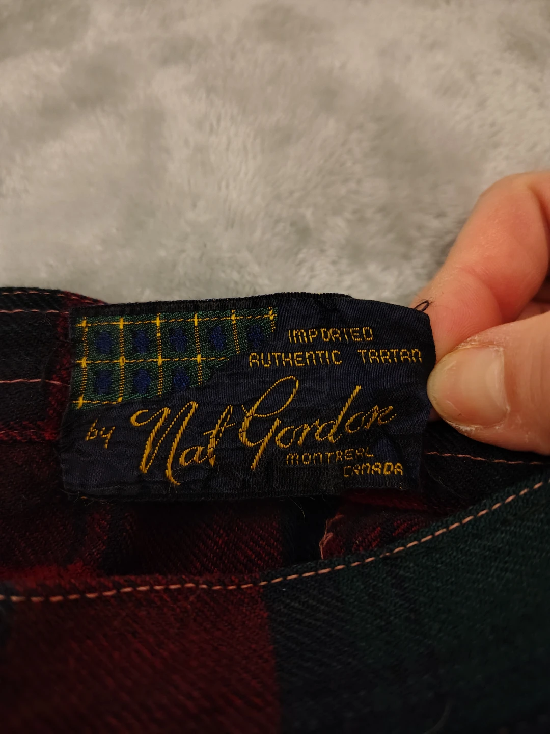 Nat Gordon Authentic Tartan Skirt - vintage xs - photo 2