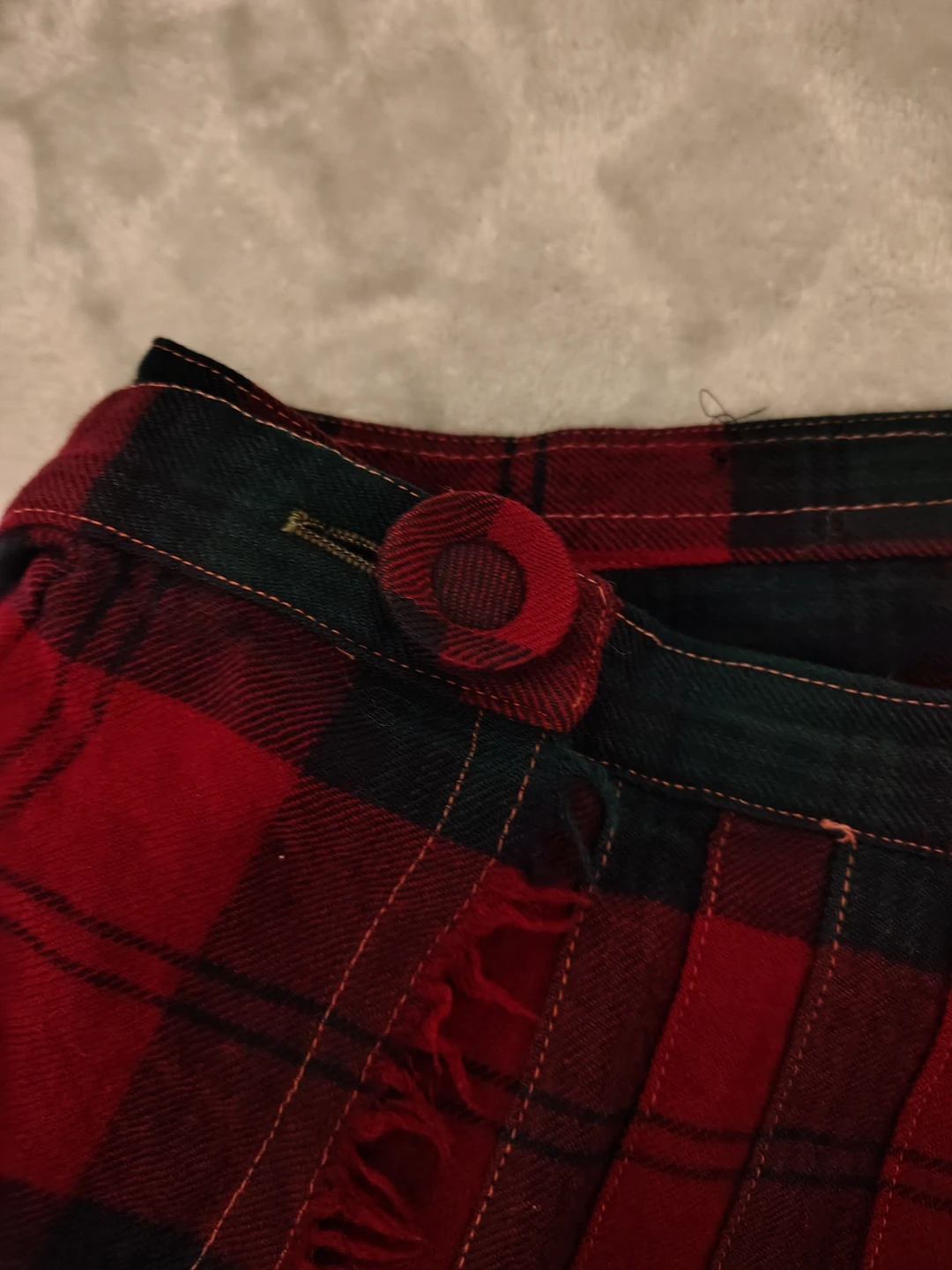 Nat Gordon Authentic Tartan Skirt - vintage xs - photo 3