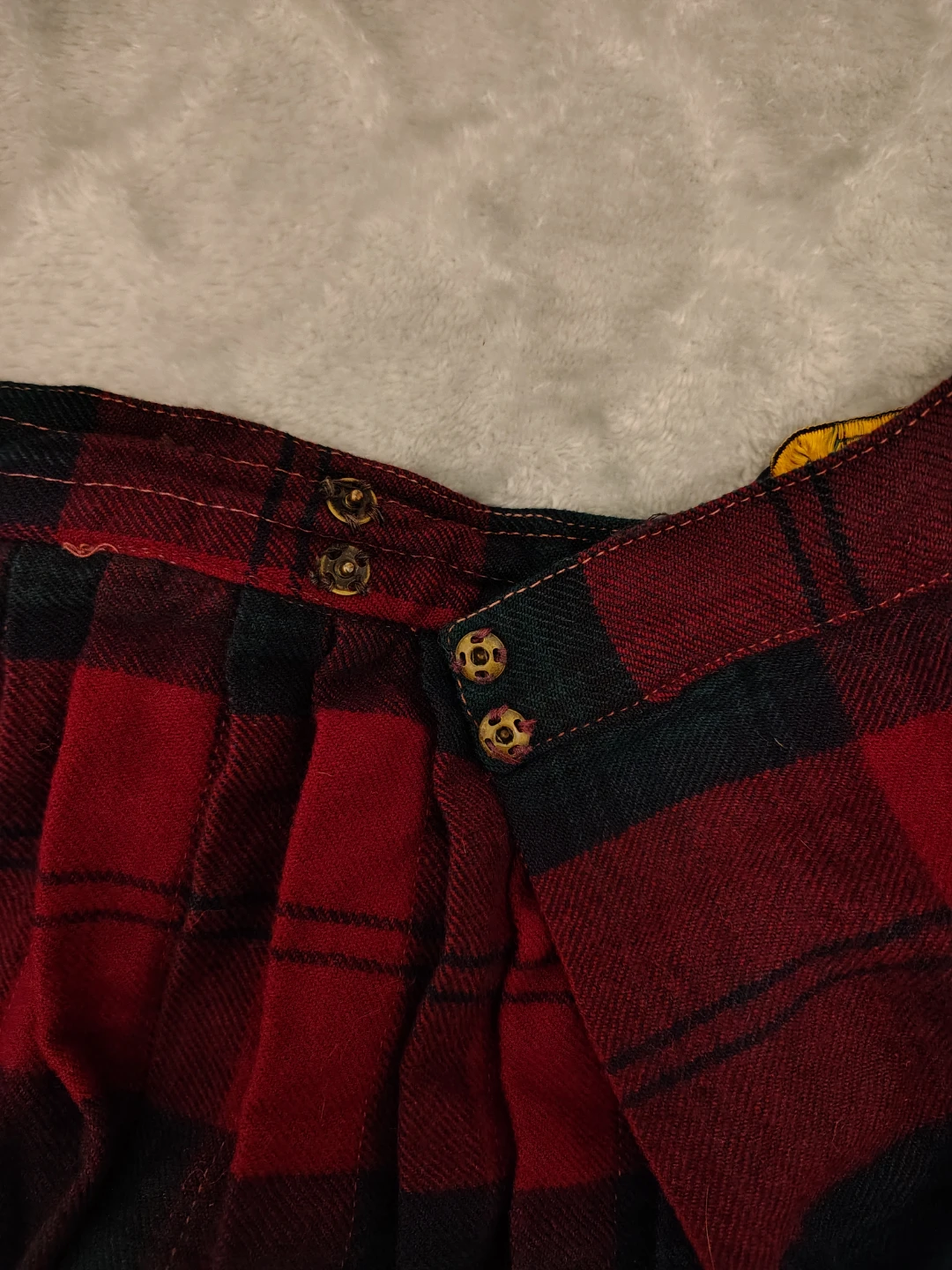 Nat Gordon Authentic Tartan Skirt - vintage xs - photo 5