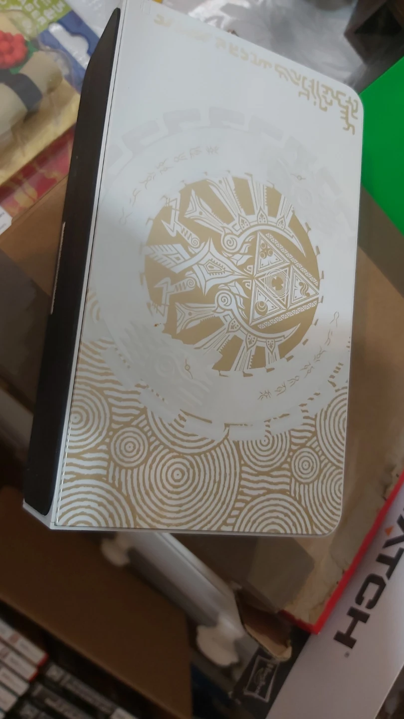 Zelda/Smash Bros OLED Nintendo Switch Bundle with Micro SD - photo 2