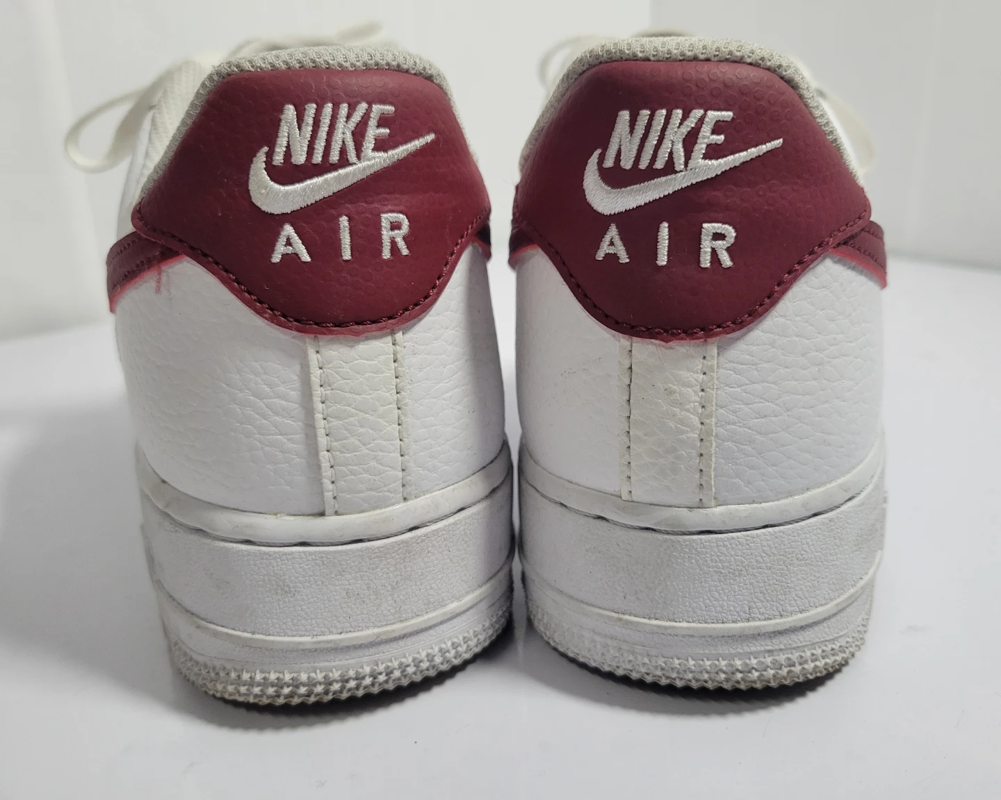Nike Air Force 1 Low White Red Men's Shoes, size 9,5 (72) - photo 5