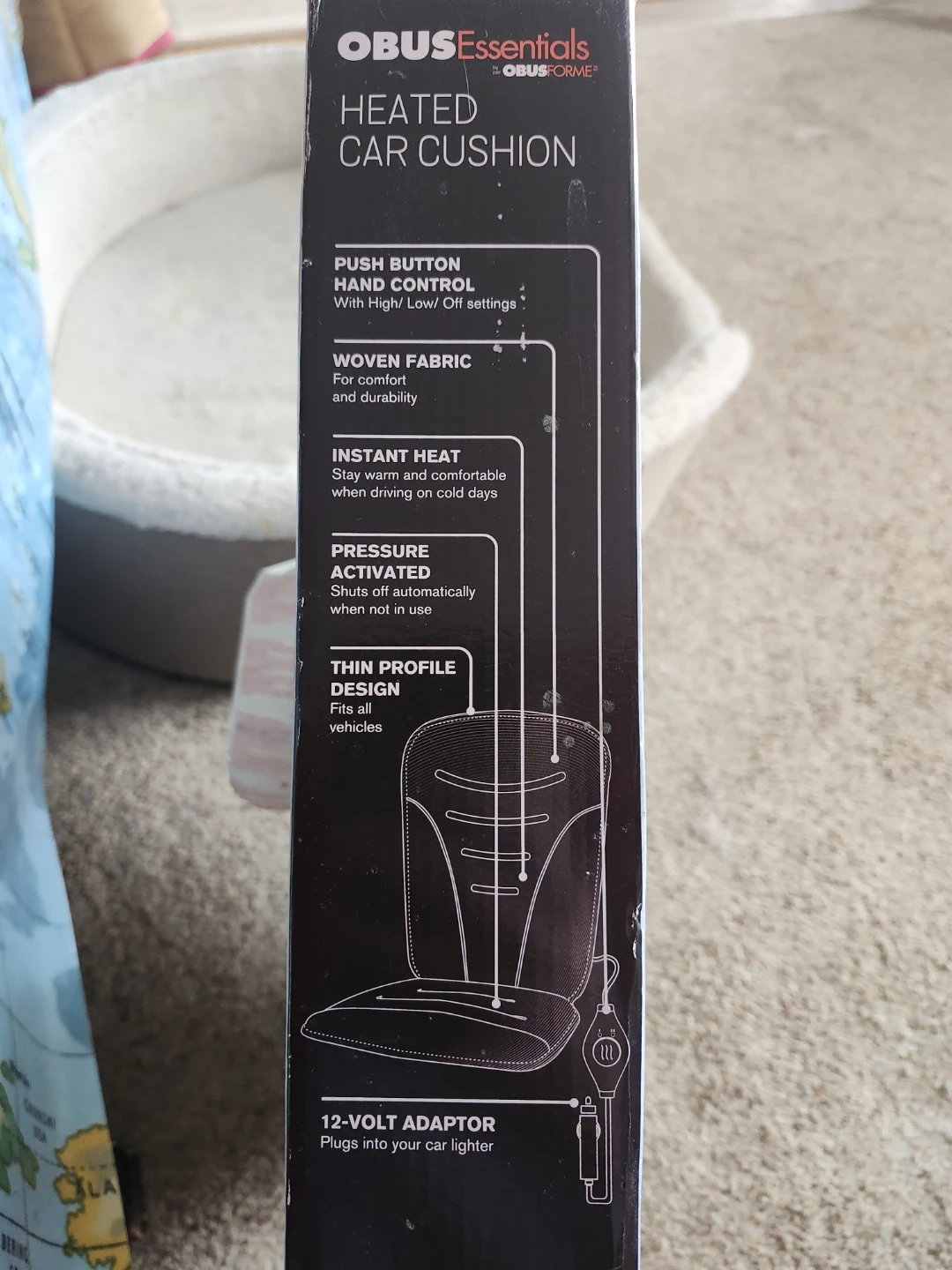 OBUSform Essentials Heated Car Cushion - photo 2