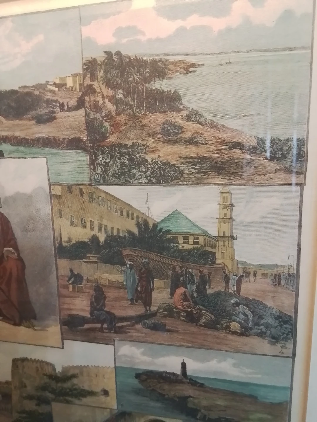 Antique Framed Print: Scenes of the British East Africa Company - photo 4
