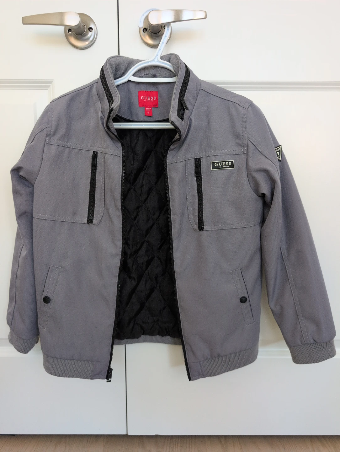 Guess Bomber Jacket - Grey (Boys Size 12)