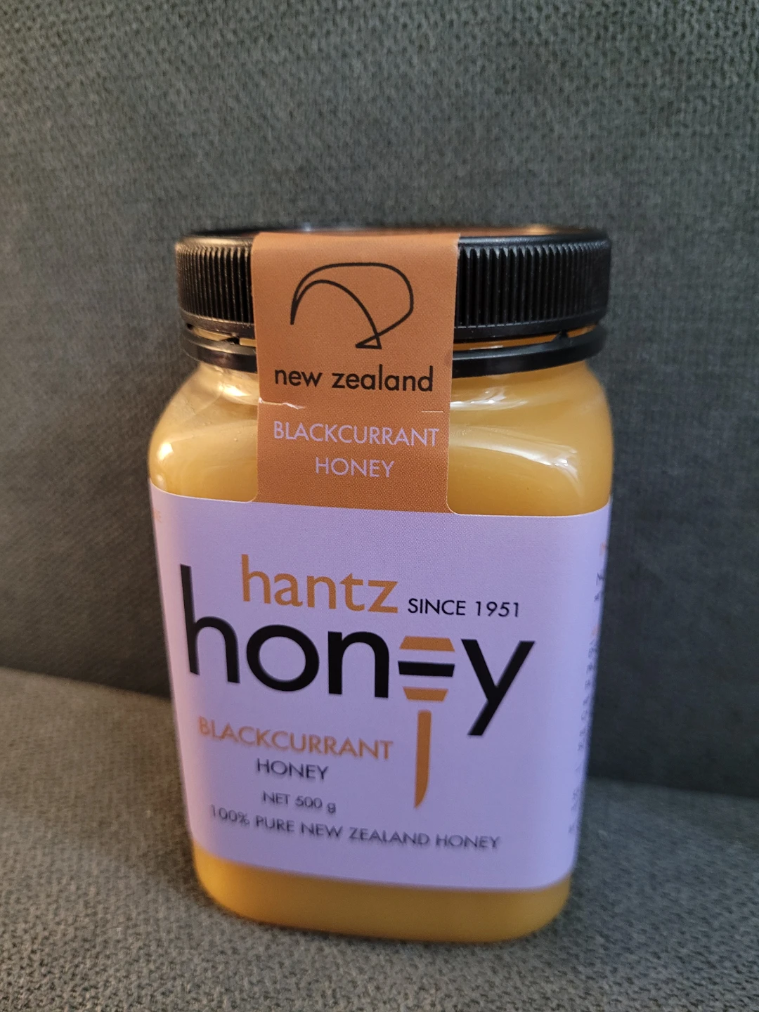 Hantz Blackcurrant Honey 500g