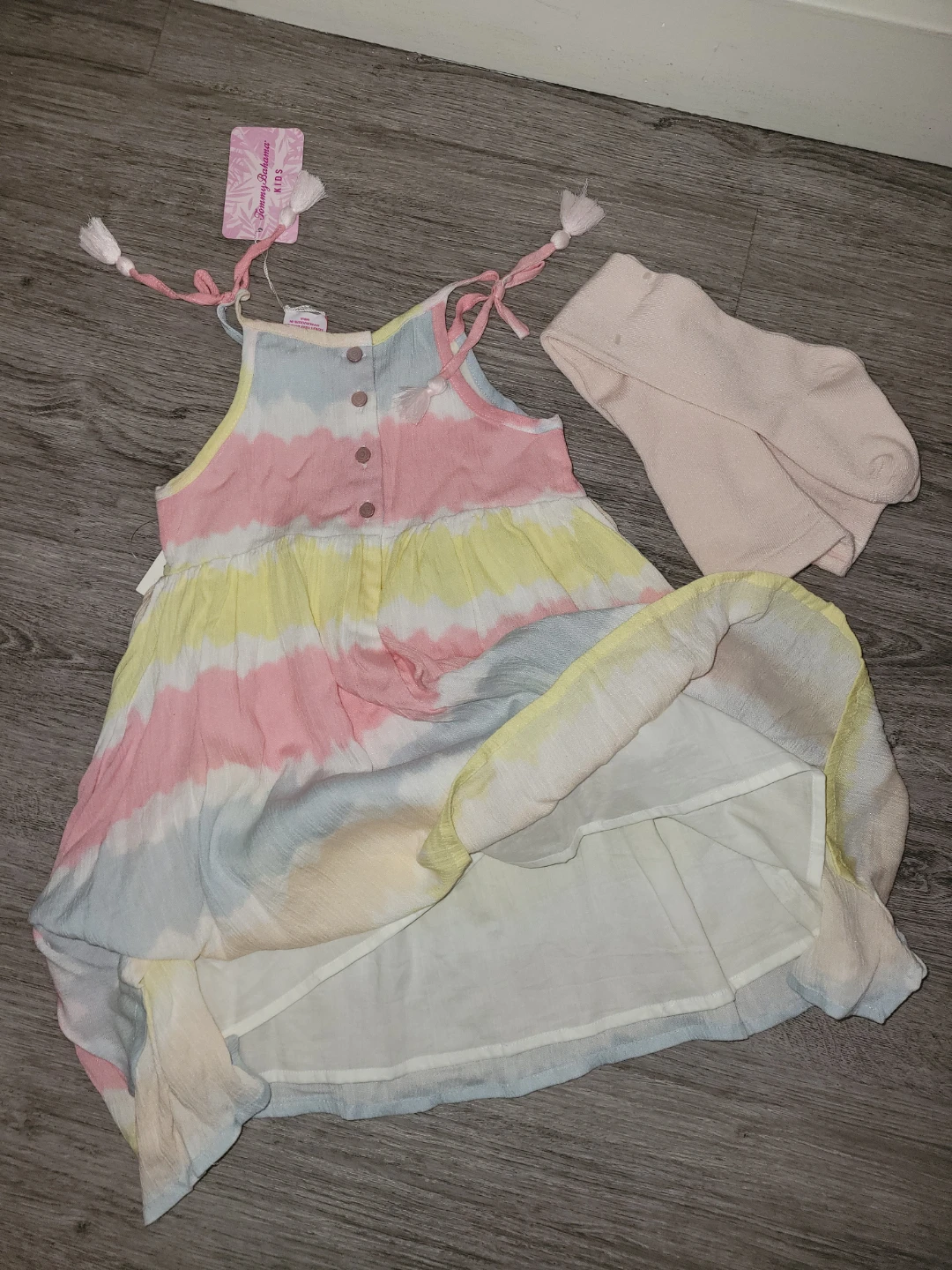 Tommy Bahama Toddler Dress and Socks Set - 2T - photo 3