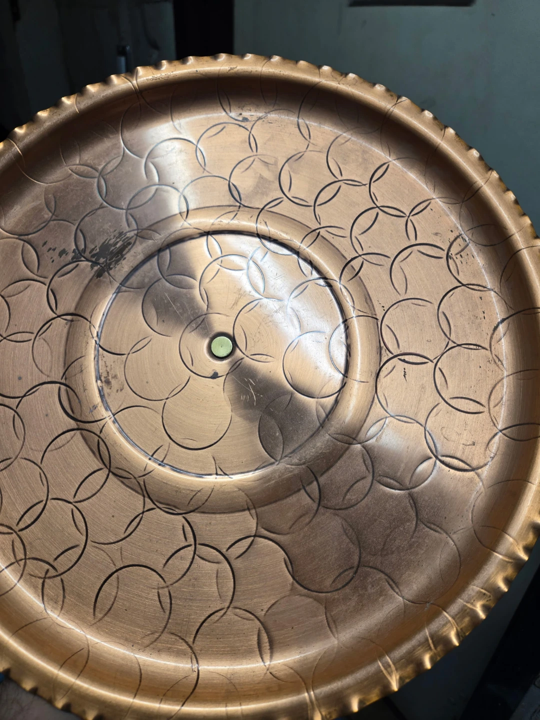 Vintage Copper Pedestal Cake Stand