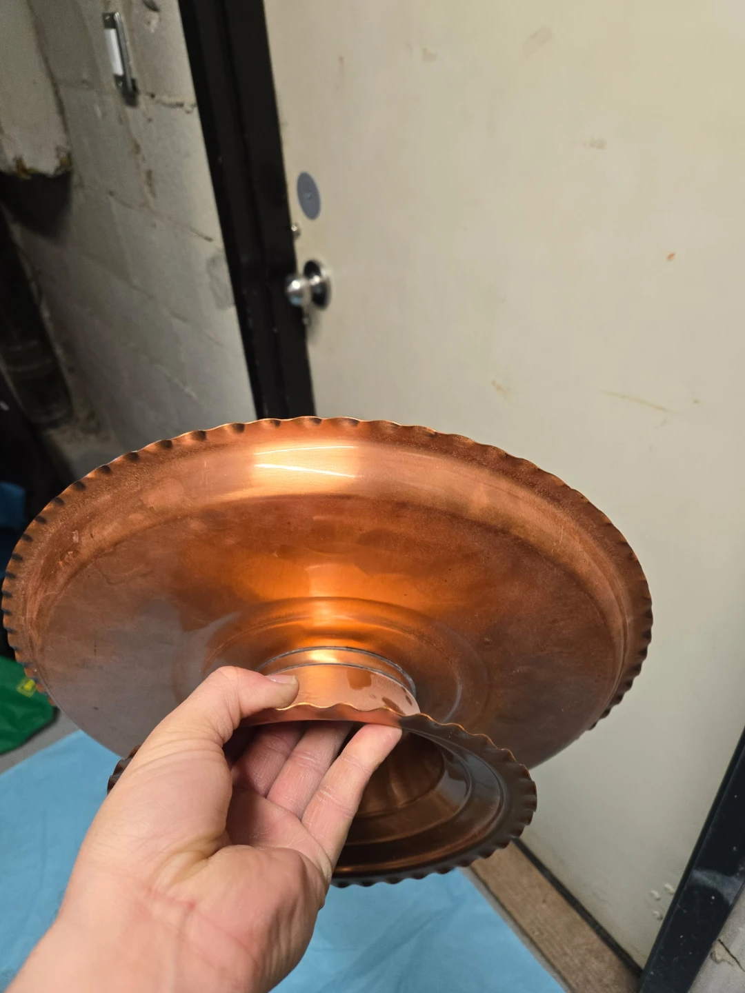 Vintage Copper Pedestal Cake Stand - photo 2