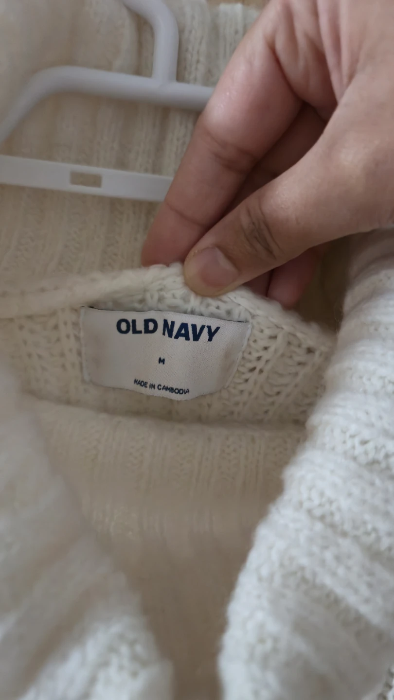 Old Navy White Turtleneck Sweater Size M - photo 3