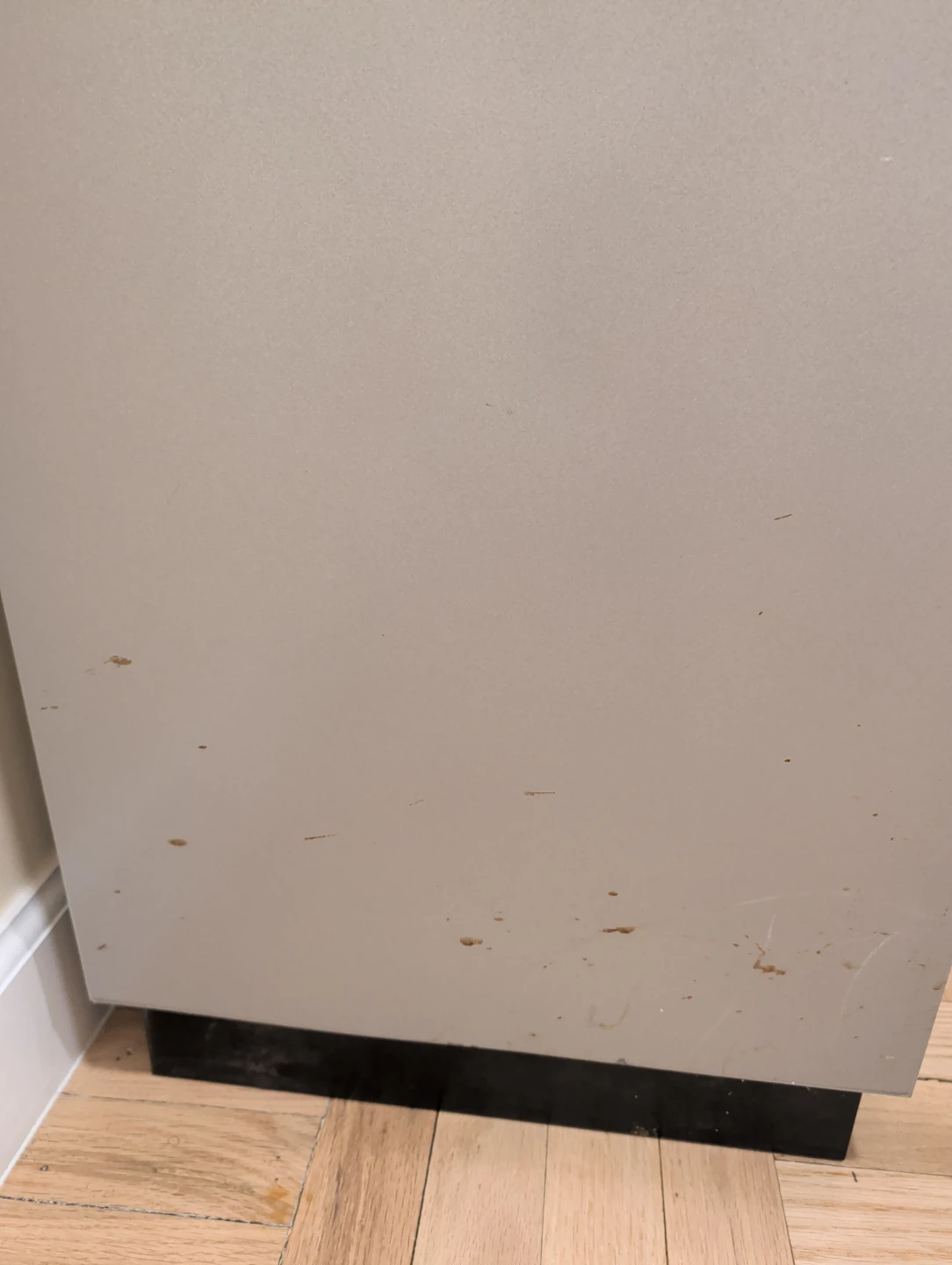 Grey Desk top with 2 metal grey file cabinets - photo 4