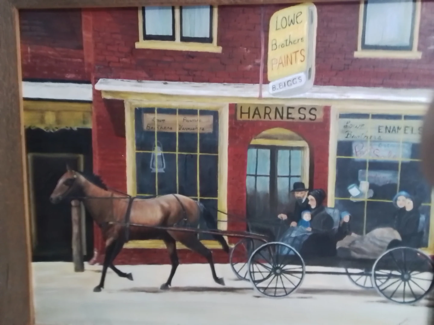 M. Dinsmore Painting of St. Jacobs, Ont. Scene - photo 2