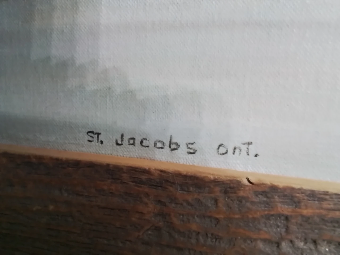 M. Dinsmore Painting of St. Jacobs, Ont. Scene - photo 4