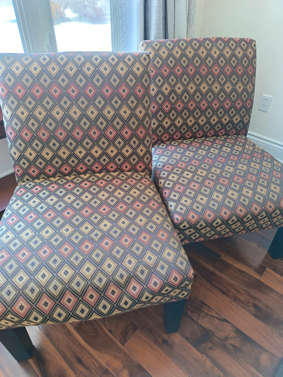 Patterned Accent Chairs (Set of 2) - photo 2