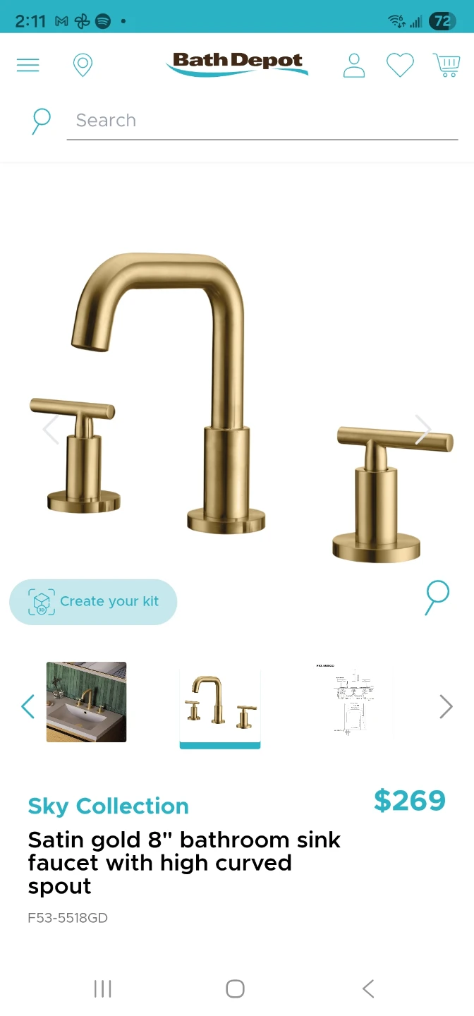 8" bathroom faucet - photo 5