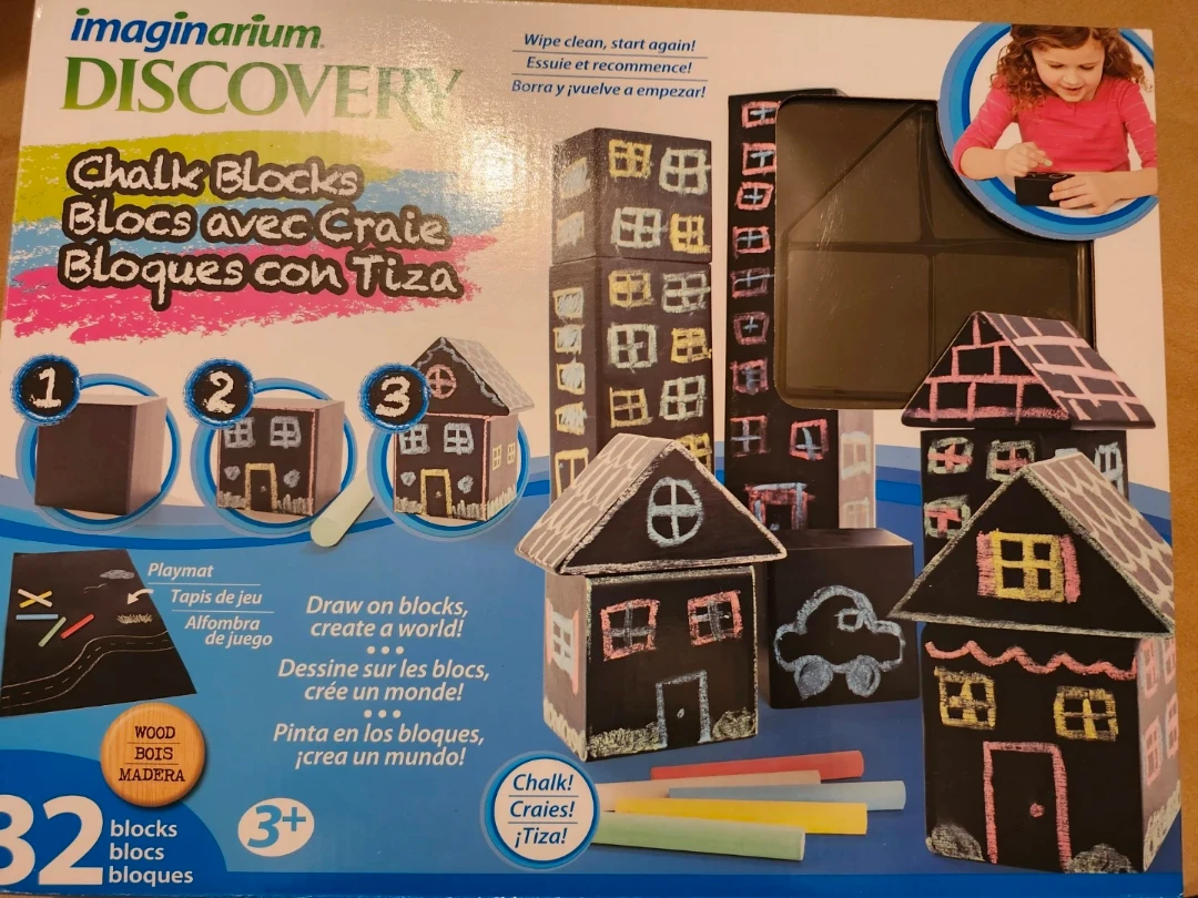 Imaginarium Discovery Chalk Blocks with Playmat