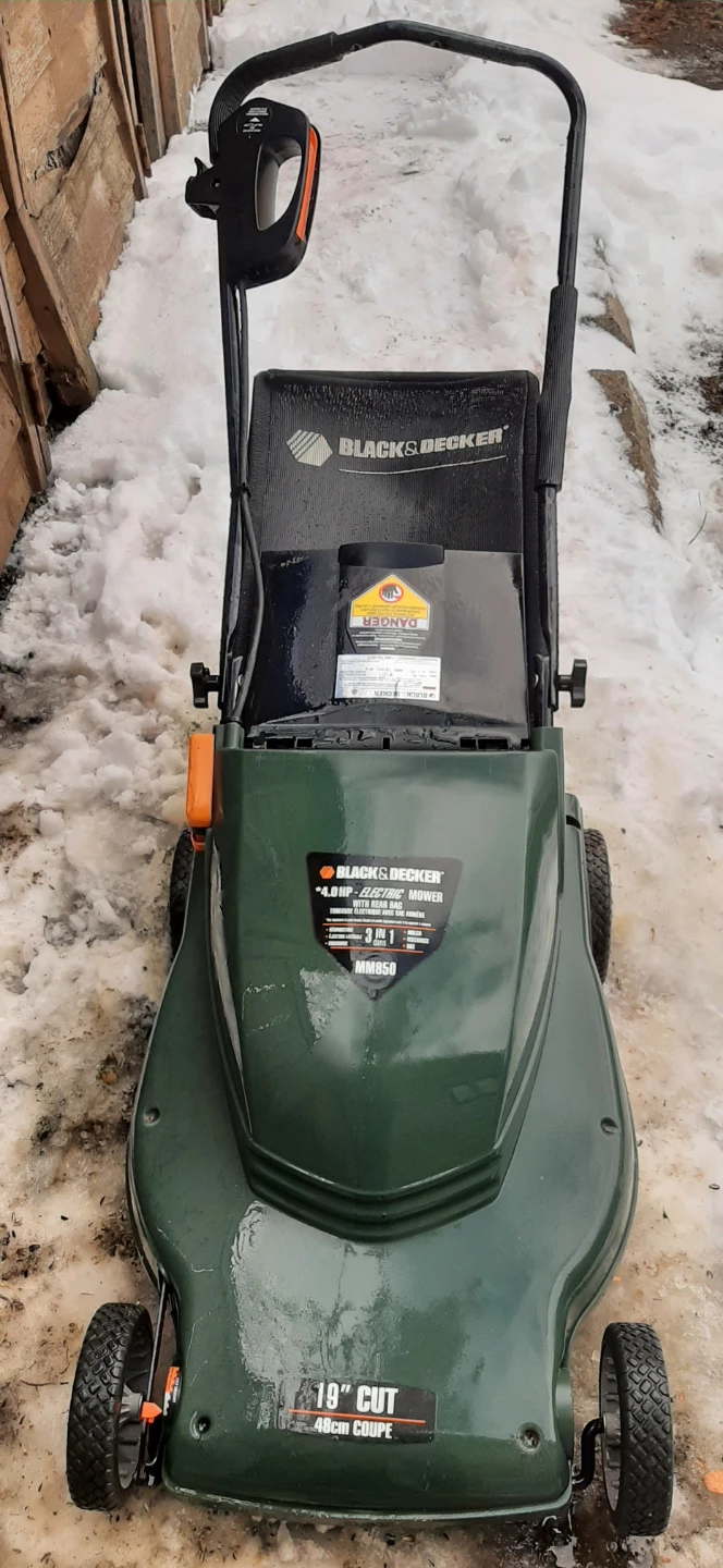 Black & Decker 4.0 HP 3-in-1 Electric Mower MM850 - photo 2
