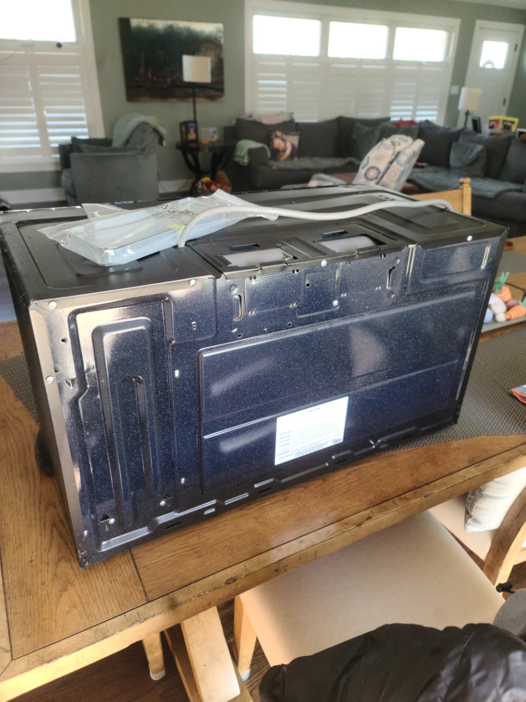 Samsung Black Over-the-Range Microwave - photo 4