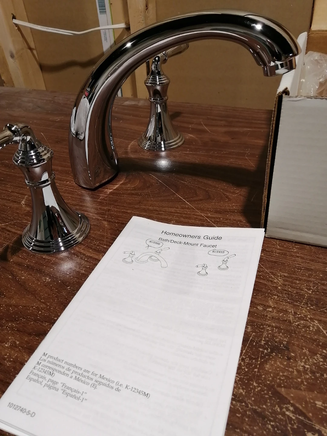 Kohler Devonshire Polished Chrome Deck-Mount Faucet T398-4-CP - photo 2