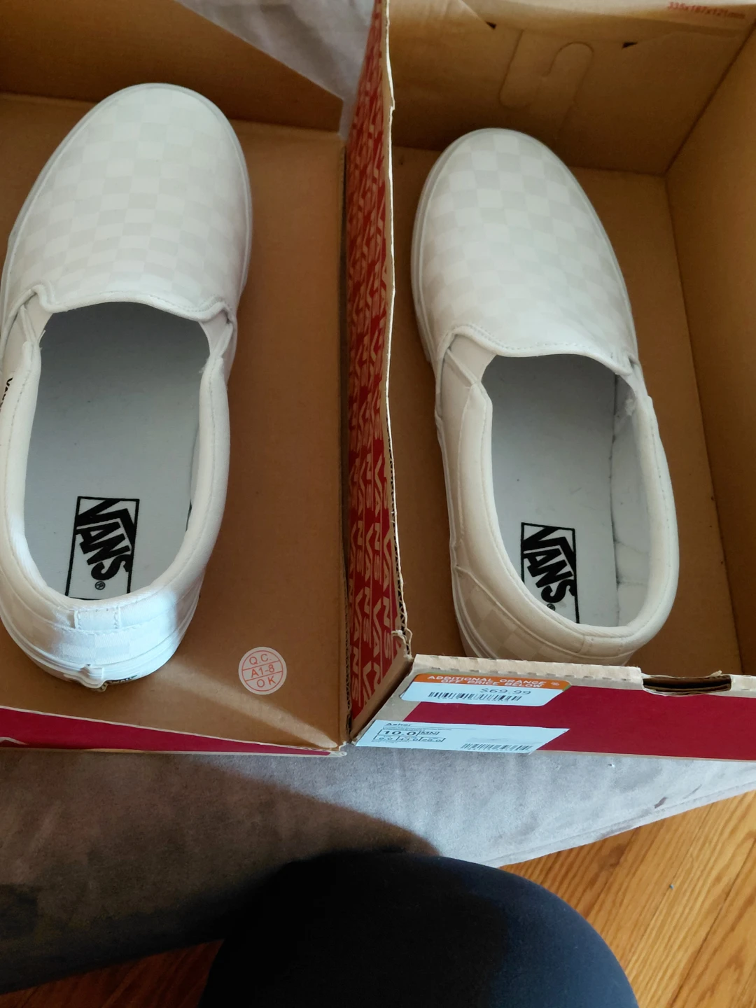 Men's Vans Slip-On Checkerboard Shoes