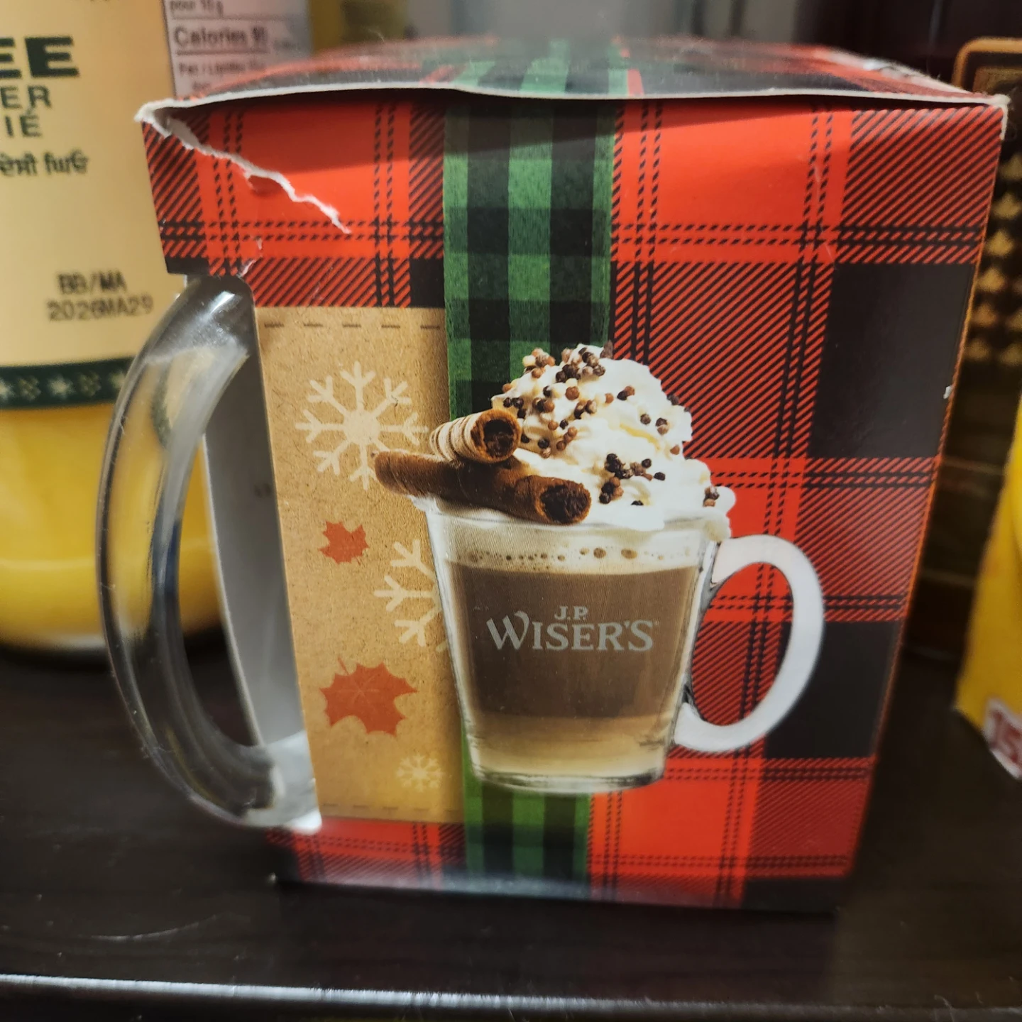 J.P. Wiser's Cabot Trail Maple Liqueur Gift Glass