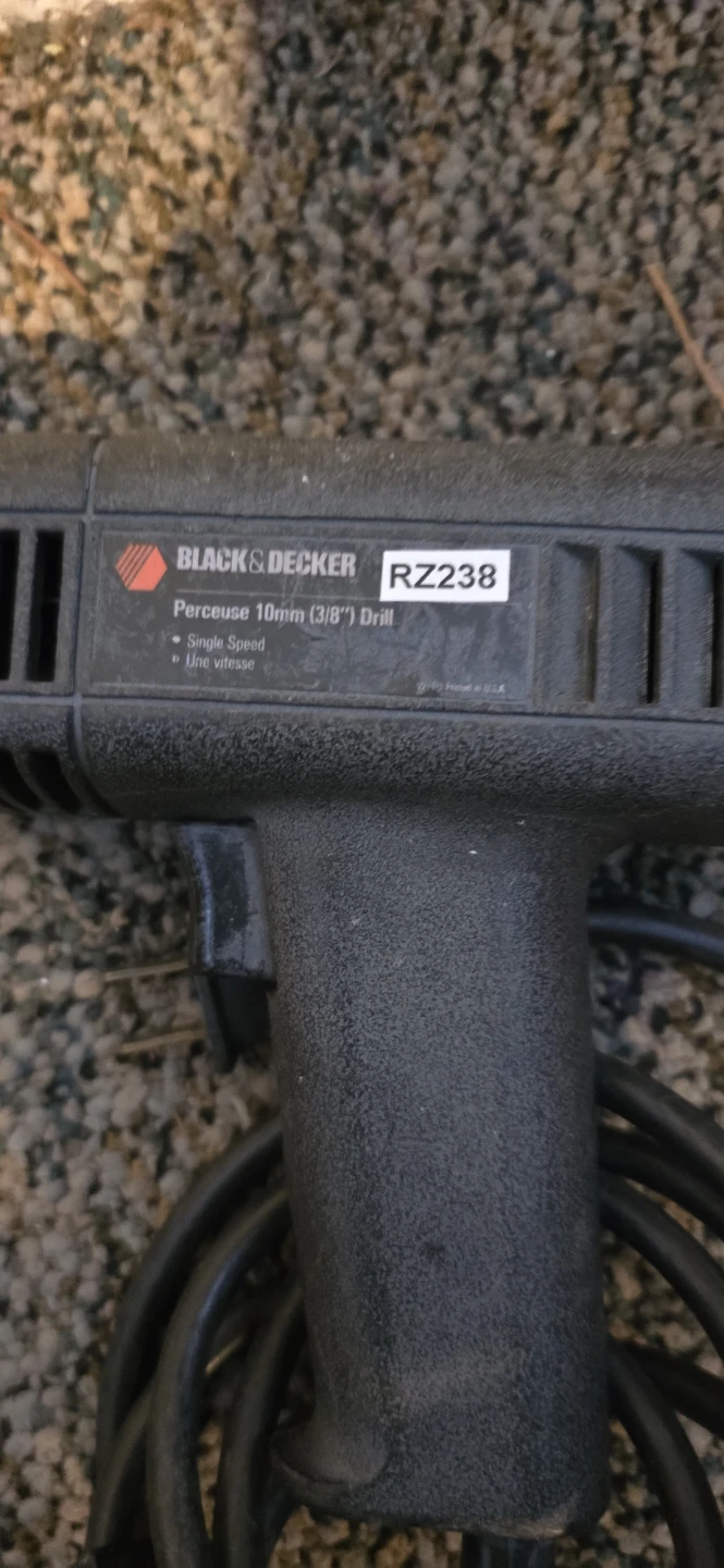 Black & Decker RZ238 3/8 Drill - photo 2