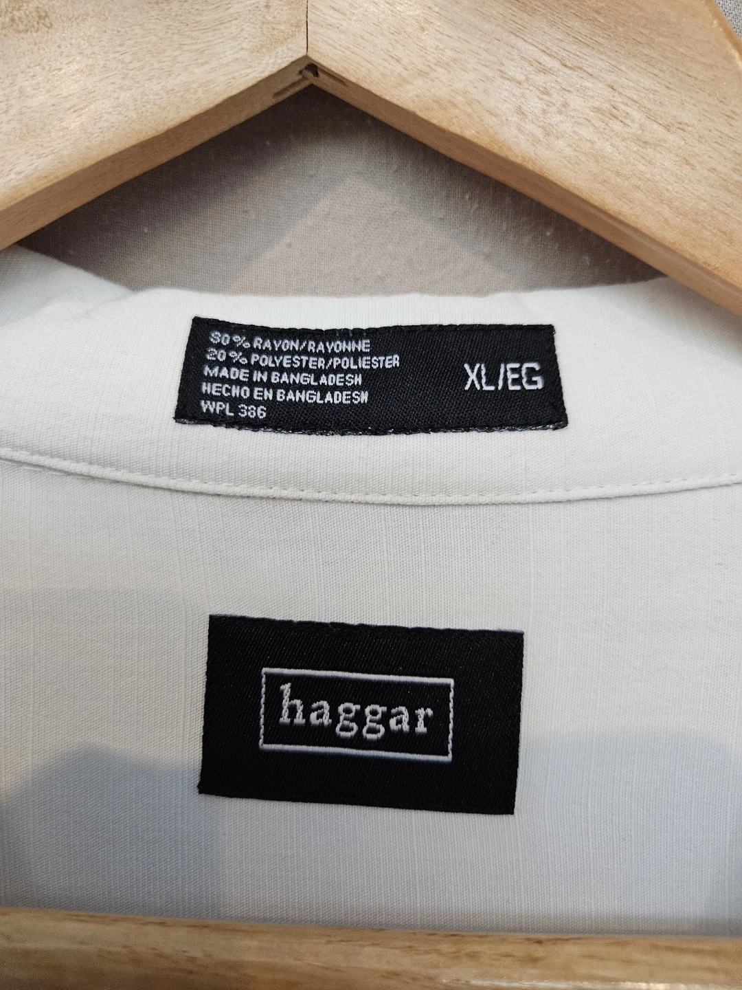 Haggar Men's Short Sleeve Button-Up Shirt XL - photo 2