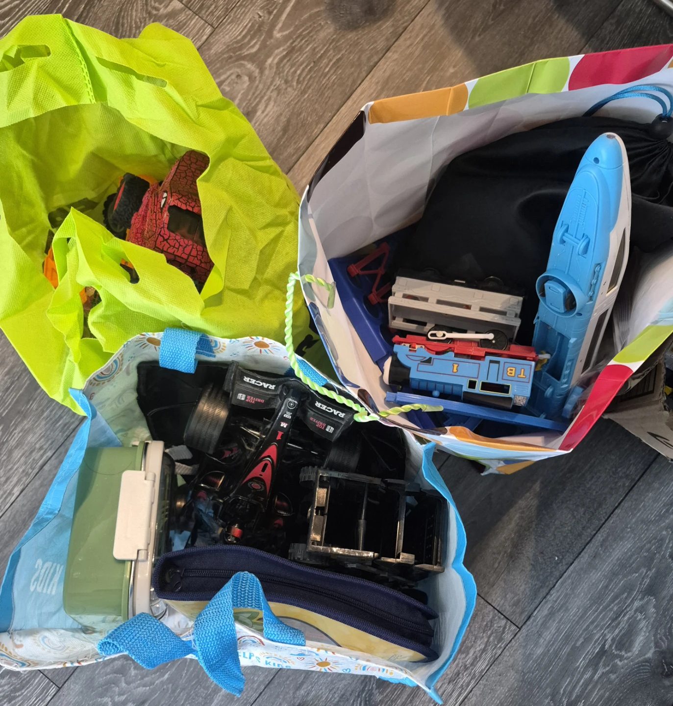 3 Bags of toys for free