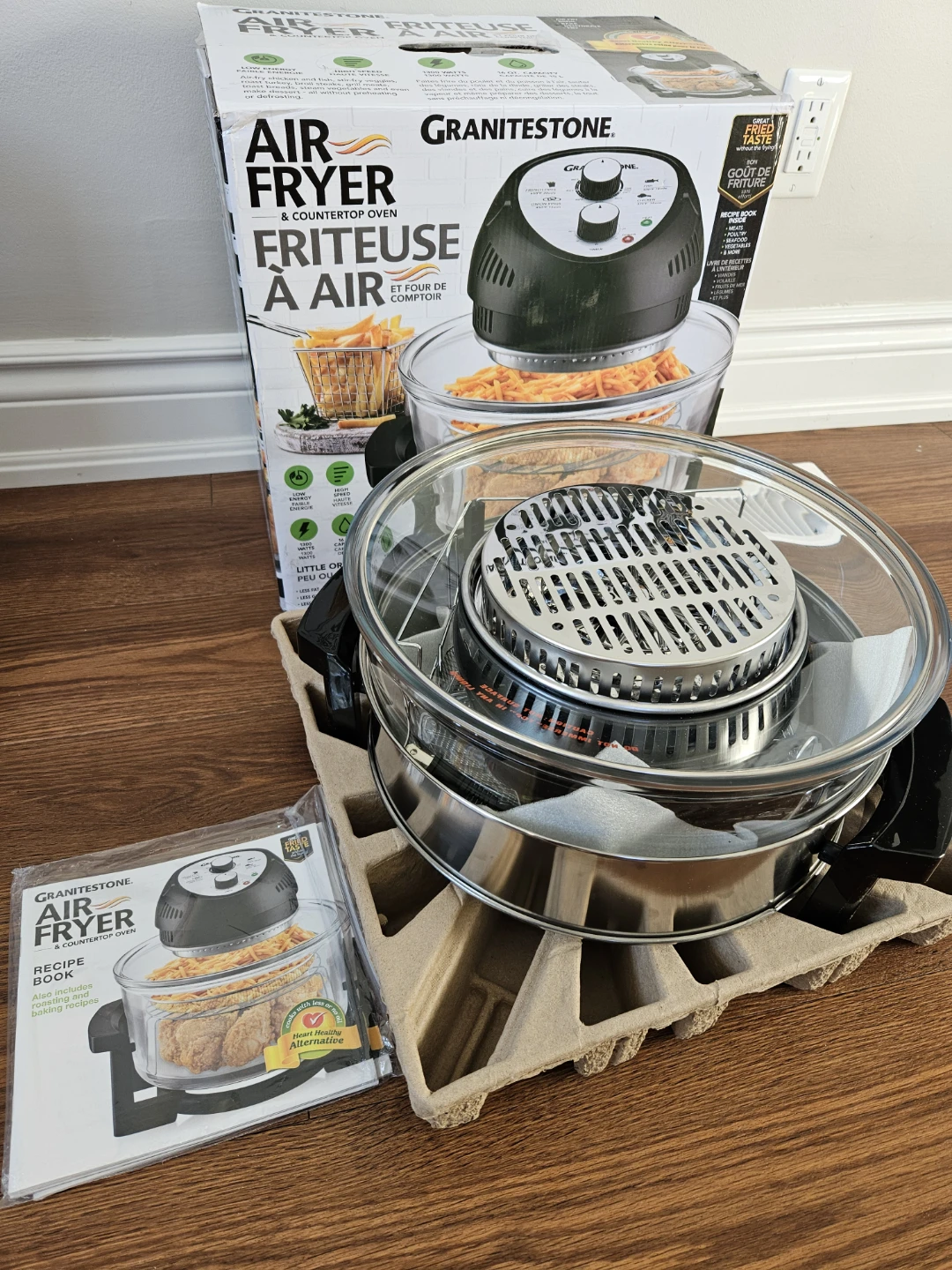 Brand-new Granitestone Air Fryer (BigBoss) FOR PARTS - photo 2