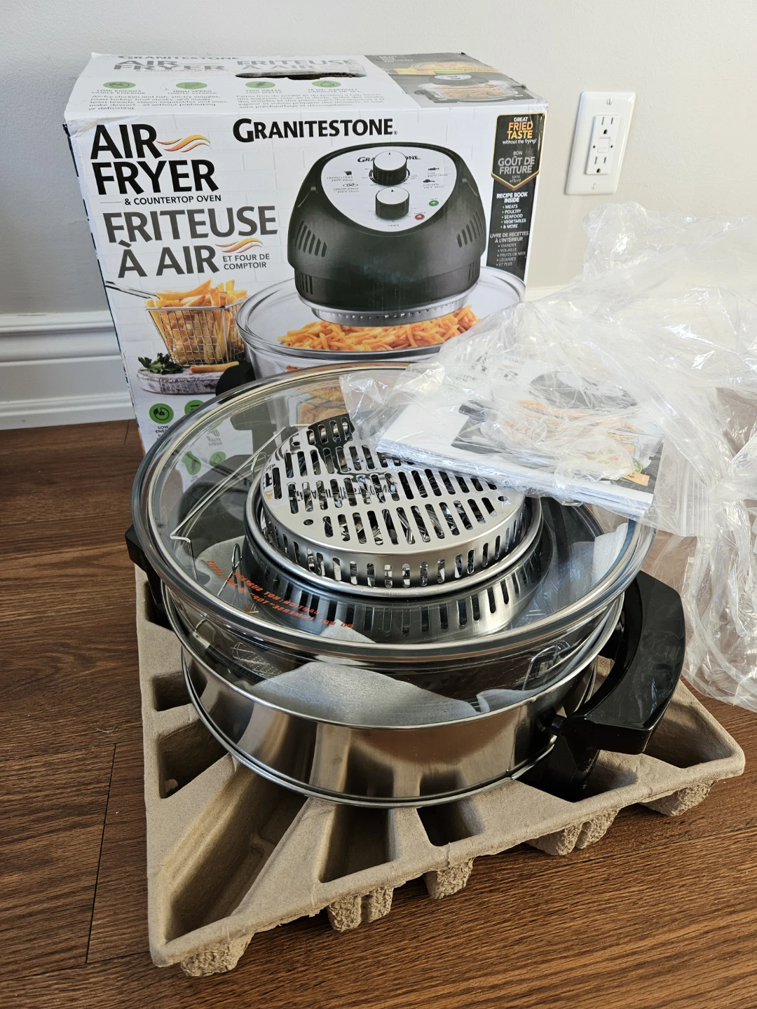 Brand-new Granitestone Air Fryer (BigBoss) FOR PARTS - photo 4