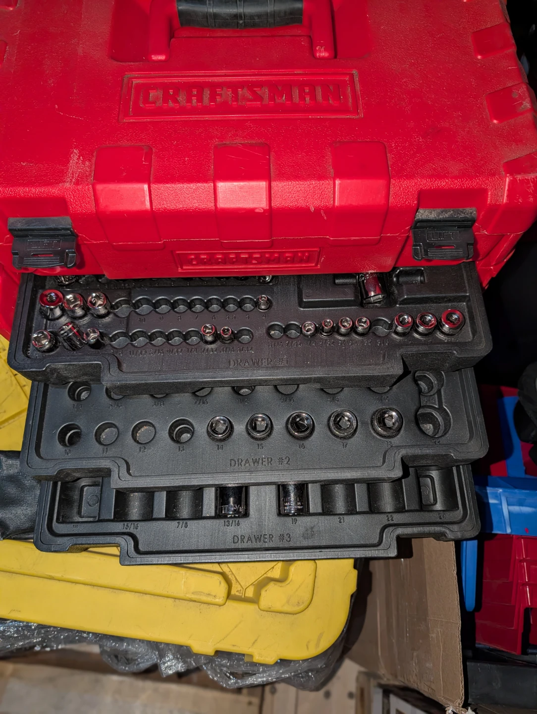 Craftsman Red Tool Chest with Socket Set - photo 4