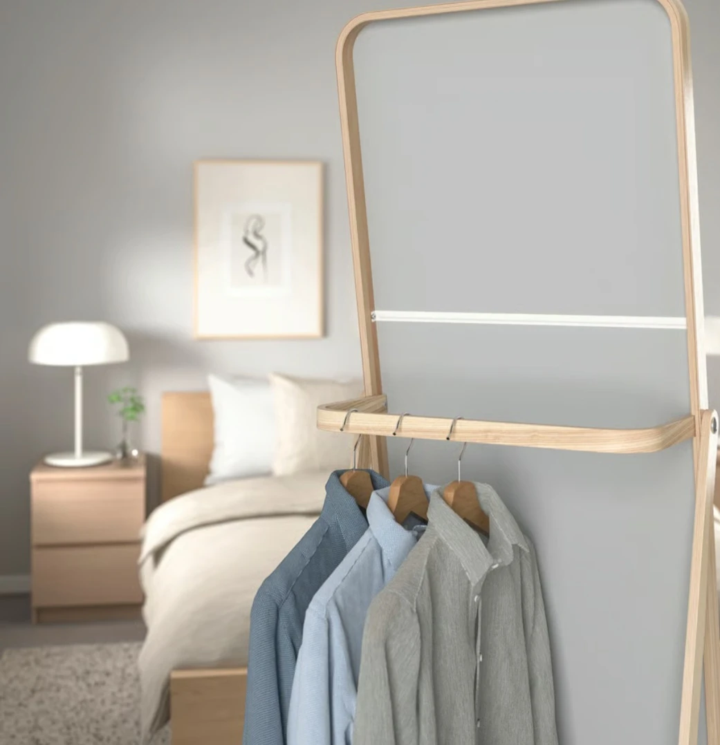 IKEA NISSAFORS Mirror with Clothes Rack - photo 2