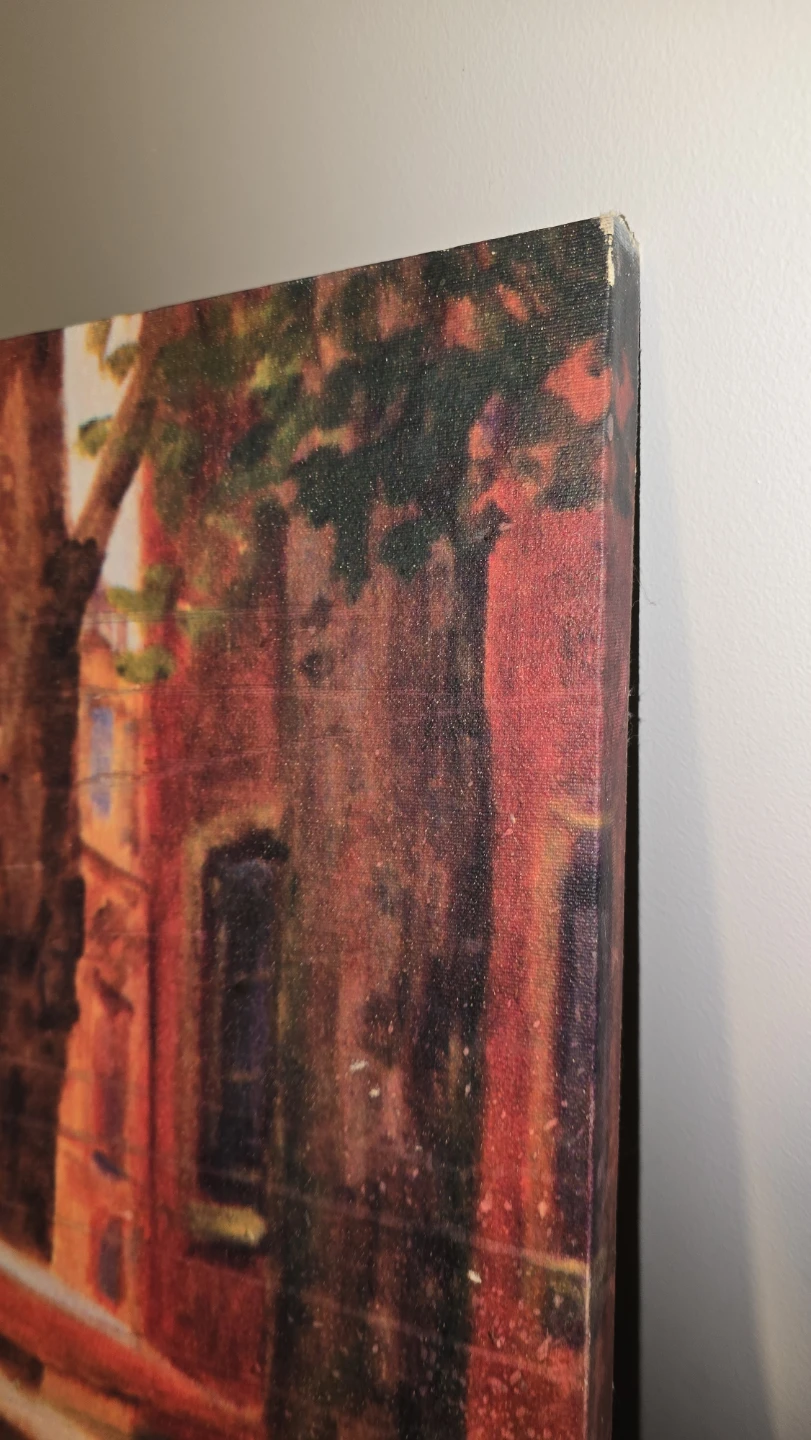 46"x32"x1"Canvas Print of Parisian Cafe Scene - photo 4