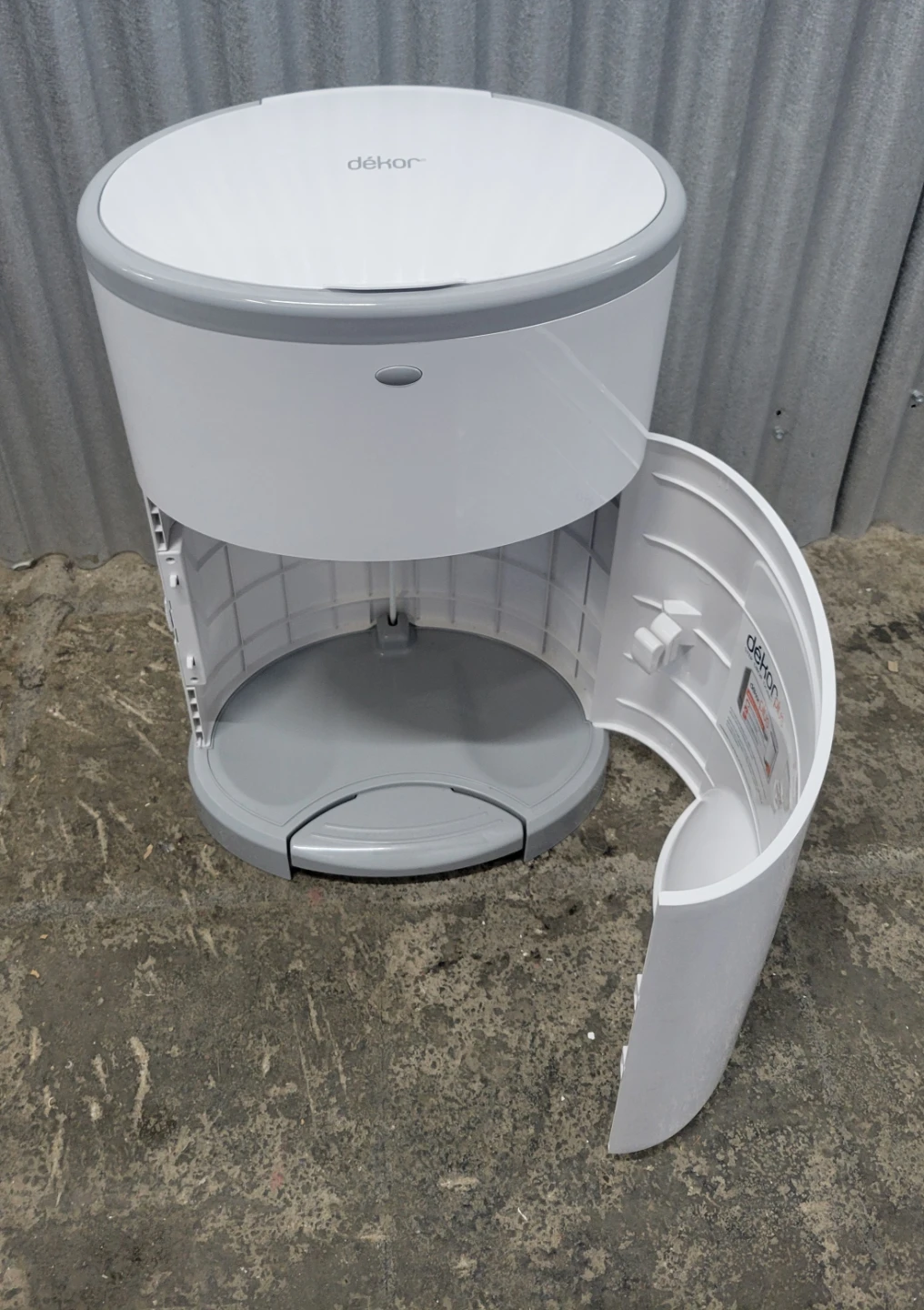Dekor Plus Diaper Pail White/Gray - photo 5