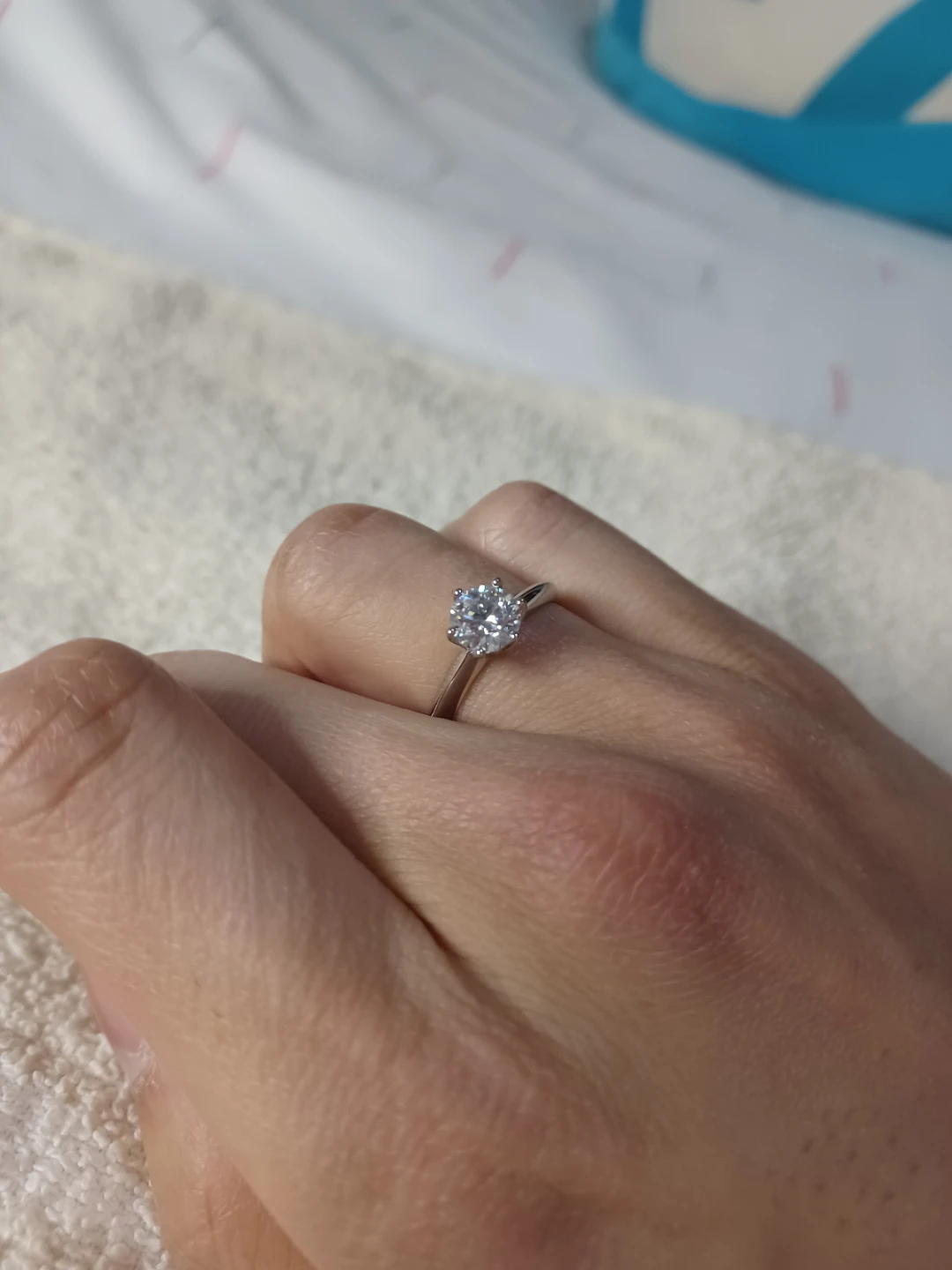 💎 1 Carat VVS1 Moissanite Ring (Adjustable) — GRA Certified 🧡 - photo 2