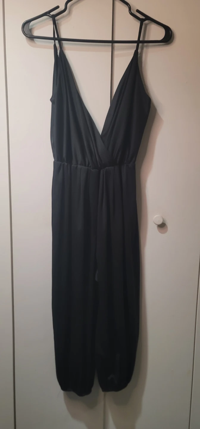 Black Spaghetti Strap Jumpsuit
