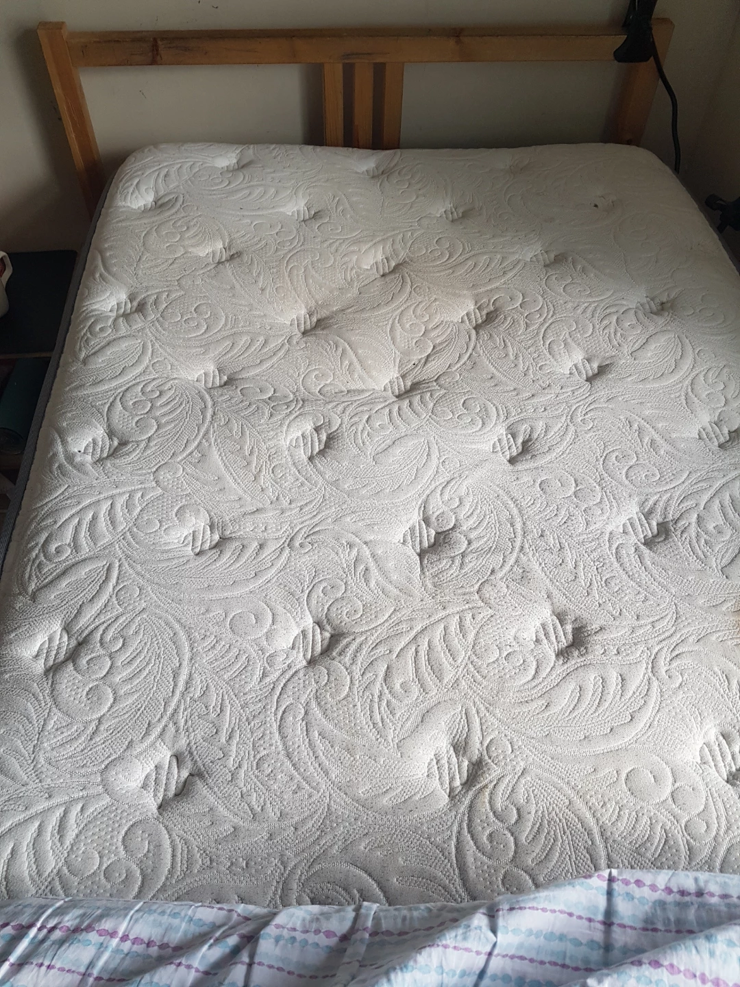 Single Bed Frame with Mattress and Bedding - photo 2
