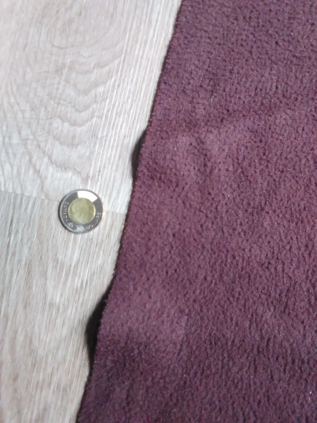 Dark chocolate coloured fabric - photo 3