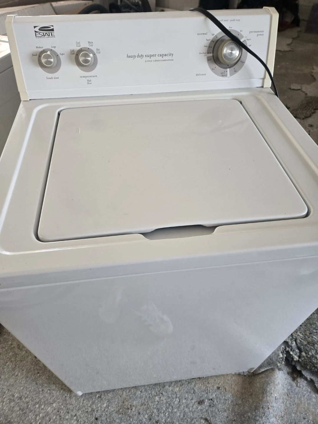 Estate Heavy Duty Super Capacity Washer