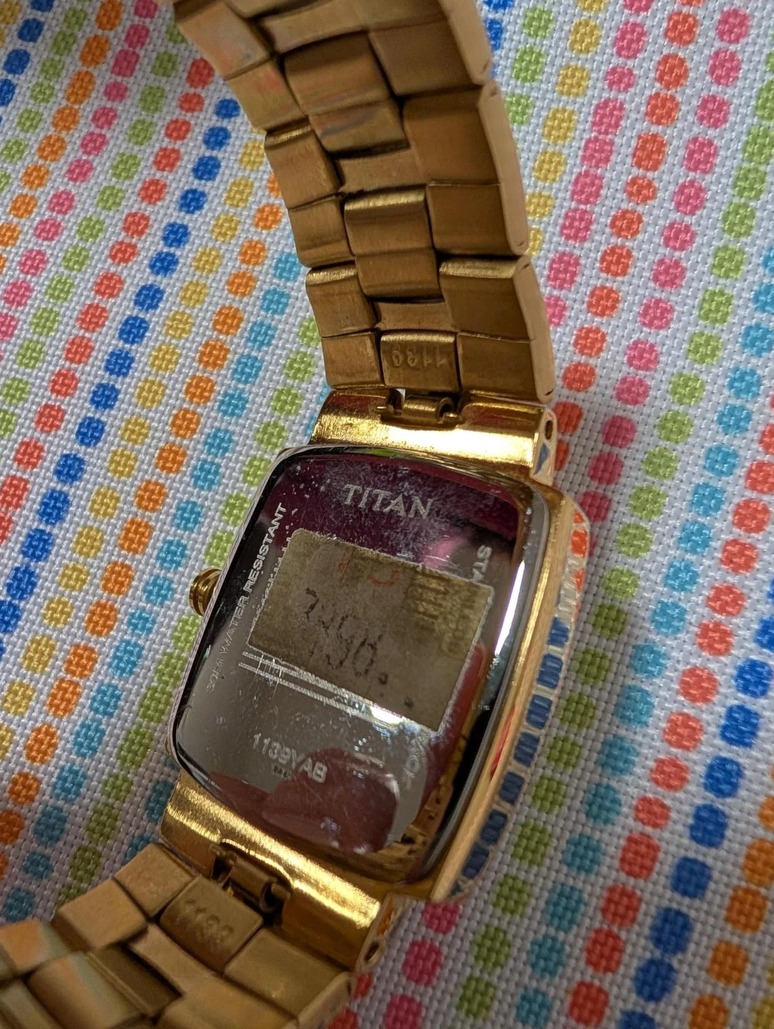 New Titan Gold Tone Men's Watch - photo 5