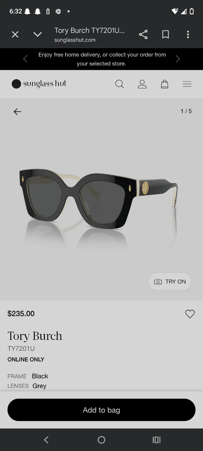 Tory Burch TY7201U Sunglasses