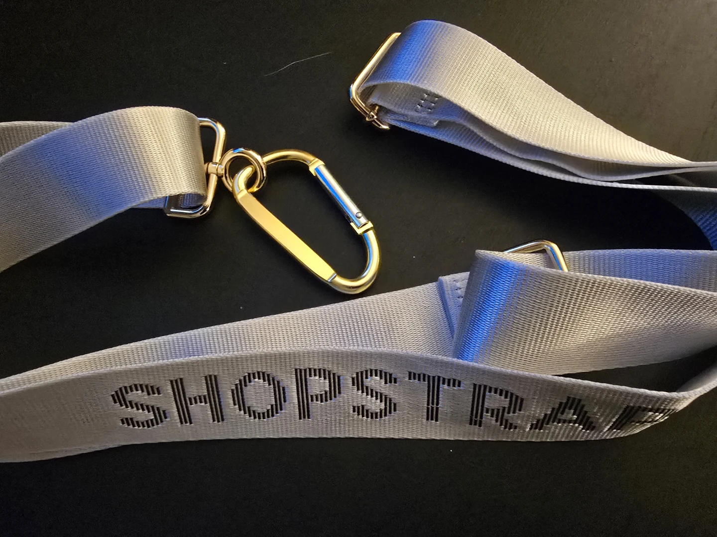 White metallic Hands-Free Bag Crossbody Strap - photo 3