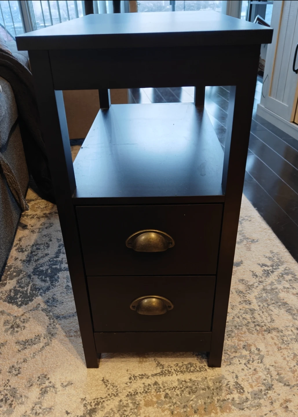 Side / End Table with 2 Drawers - photo 2